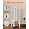 VEVOR Hydroponic Tower, 45 Pods 9 Tiers Hydroponics Growing System Kit with LED Grow Light, App Control & Casters, Vertical Home Garden with 20L Water Tank & Pump for Indoor Herbs, Fruits, Vegetables
