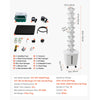 VEVOR Hydroponic Tower, 50 Pods 10 Tiers Hydroponics Growing System Kit with App Control & Casters, Vertical Home Garden with 20L Water Tank & Pump, Planter for Indoor Herbs, Fruits and Vegetables