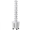 VEVOR Hydroponic Tower, 50 Pods 10 Tiers Hydroponics Growing System Kit with App Control & Casters, Vertical Home Garden with 20L Water Tank & Pump, Planter for Indoor Herbs, Fruits and Vegetables