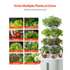 VEVOR Hydroponic Tower, 20 Pods 4 Tiers Hydroponics Growing System Kit, Vertical Home Hydronic Garden with 20L Water Tank & Pump, Planter Plants Germination Kit for Indoor Herbs, Fruits, Vegetables