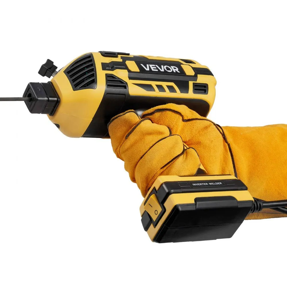VEVOR Portable Handheld Welding Machine, 20-120A Portable ARC Welder with 5-Level Current Adjustment & IGBT Inverter, 110V Handheld Stick Welder with Hot Start Function Fit for 1/16"-1/8" Welding Rods