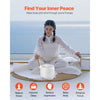 VEVOR Crystal Singing Bowl, 8-inch F Note Heart Chakra Singing Bowl, Frosted Quartz Singing Bowl with Rubber Mallet and O-Ring, Perfect for Meditation, Yoga, Sound Baths, Sound Healing