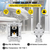 VEVOR Air-Operated Double Diaphragm Pump, 1/2 in Inlet & Outlet, Polypropylene Body, 2.5 GPM & Max 80PSI, PTFE Diaphragm Pneumatic Transfer Pump for Petroleum, Diesel, Oil & Low Viscosity Fluids