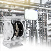 VEVOR Air-Operated Double Diaphragm Pump, 1/2 in Inlet & Outlet, Polypropylene Body, 2.5 GPM & Max 80PSI, PTFE Diaphragm Pneumatic Transfer Pump for Petroleum, Diesel, Oil & Low Viscosity Fluids
