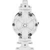 VEVOR Air-Operated Double Diaphragm Pump, 1/2 in Inlet & Outlet, Polypropylene Body, 2.5 GPM & Max 80PSI, PTFE Diaphragm Pneumatic Transfer Pump for Petroleum, Diesel, Oil & Low Viscosity Fluids