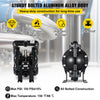 VEVOR Air-Operated Double Diaphragm Pump 1 inch Inlet Outlet Aluminum 24 GPM Max 120PSI for Industrial Use