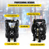 VEVOR Air-Operated Double Diaphragm Pump 1 inch Inlet Outlet Aluminum 24 GPM Max 120PSI for Industrial Use