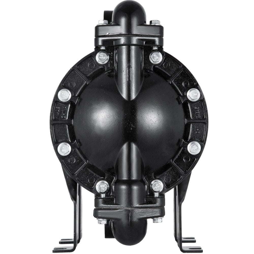 VEVOR Air-Operated Double Diaphragm Pump 1 inch Inlet Outlet Aluminum 24 GPM Max 120PSI for Industrial Use