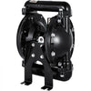 VEVOR Air-Operated Double Diaphragm Pump 1 inch Inlet Outlet Aluminum 24 GPM Max 120PSI for Industrial Use