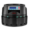 VEVOR Coin Counter Machine, 5 Denominations, Accurate Coin Sorter Machine, Sorts Up to 225 Coins Per Minute, USD Change Counter with LCD Display, Smooth Operation, Batch Feature, Holds 1500 Coins