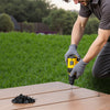 VEVOR 600PCS Hidden Deck Fasteners for Composite Decking Board, Universal Composite T Clips & Plastic Hidden Fasteners with Metal Screws,Polypropylene PP Clips Works with 0.26 inch Gaps, Black