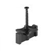 VEVOR 600PCS Hidden Deck Fasteners for Composite Decking Board, Universal Composite T Clips & Plastic Hidden Fasteners with Metal Screws,Polypropylene PP Clips Works with 0.26 inch Gaps, Black