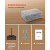 VEVOR 900PCS Hidden Deck Fasteners for Composite Decking Board, Universal Composite T Clips & Plastic Hidden Fasteners with Metal Screws,Polypropylene PP Clips Works with 0.26 inch Gaps, Black