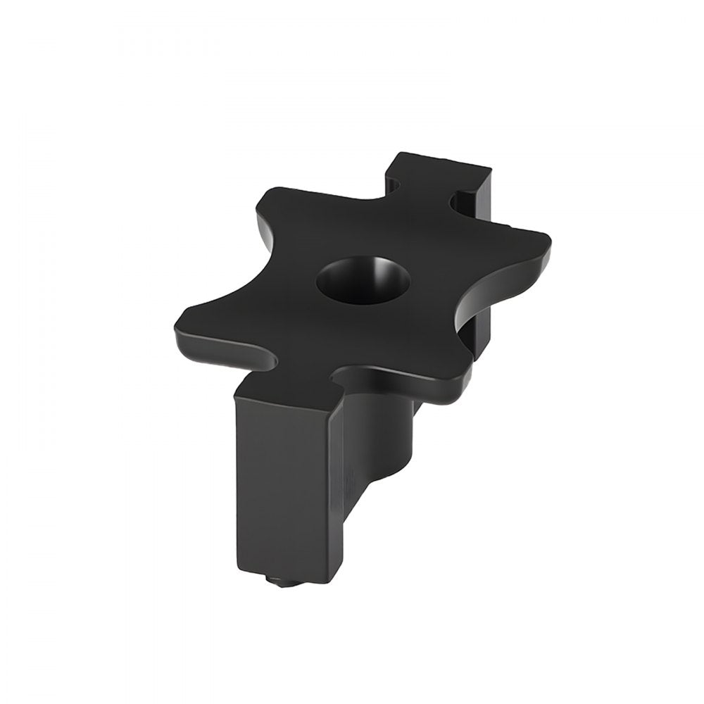 VEVOR 900PCS Hidden Deck Fasteners for Composite Decking Board, Universal Composite T Clips & Plastic Hidden Fasteners with Metal Screws,Polypropylene PP Clips Works with 0.26 inch Gaps, Black