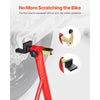 VEVOR Motorcycle Rear Wheel Stand, 850 LBS Load Capacity Heavy Duty Rear Wheel Stand with U + L Fork Swingarm Spool, Adjustabe Motorcycle Lift Jack Stand, for Suzuki Yamaha Honda Kawasaki, Red
