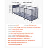 VEVOR Pool Storage Bin, 103 x 32 x 35 in, Rolling Pool Float Storage Organizer with Side Pockets & Noodles Holder, Durable Metal Frame, Poolside Toys Breathable Mesh Basket for Swimming Pools