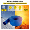 VEVOR Discharge Hose, 3\" x 105\', PVC Lay Flat Hose, Heavy Duty Backwash Drain Hose with Clamps, Weather-proof & Burst-proof, Ideal for Swimming Pool & Water Transfer, Blue