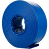 VEVOR Discharge Hose, 4\" x 105\', PVC Lay Flat Hose, Heavy Duty Backwash Drain Hose with Clamps, Weather-proof & Burst-proof, Ideal for Swimming Pool & Water Transfer, Blue