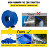 VEVOR Discharge Hose, 1-1/2" x 100', PVC Fabric Lay Flat Hose, Heavy Duty Backwash Drain Hose with Clamps, Weather-proof & Burst-proof, Ideal for Swimming Pool & Water Transfer, Blue