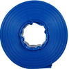 VEVOR Discharge Hose, 1-1/2" x 100', PVC Fabric Lay Flat Hose, Heavy Duty Backwash Drain Hose with Clamps, Weather-proof & Burst-proof, Ideal for Swimming Pool & Water Transfer, Blue