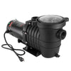 VEVOR Above Ground Pool Pump, 1.5 HP, 100 GPM Single Speed Swimming Pool Pump, 110V/240V 3450 RPM 50.9 ft Max Head Pool Pump with Filter Basket, for Above Ground Pools Hot Tubs Spas