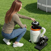 VEVOR 10 in Sand Filter Pump for Above Ground Pool, 0.33 HP 3000 GPH, Swimming Pool Sand Filter Pump with Pre-Assembled Core & Leak-Resistant Design, 6-Way Valve, High-Efficiency Filtration for Pools