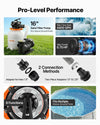 VEVOR 16 in Sand Filter Pump for Above Ground Pool, 0.75 HP 4400 GPH, Swimming Pool Sand Filter Pump with Pre-Assembled Core & Leak-Resistant Design, 6-Way Valve, High-Efficiency Filtration for Pools