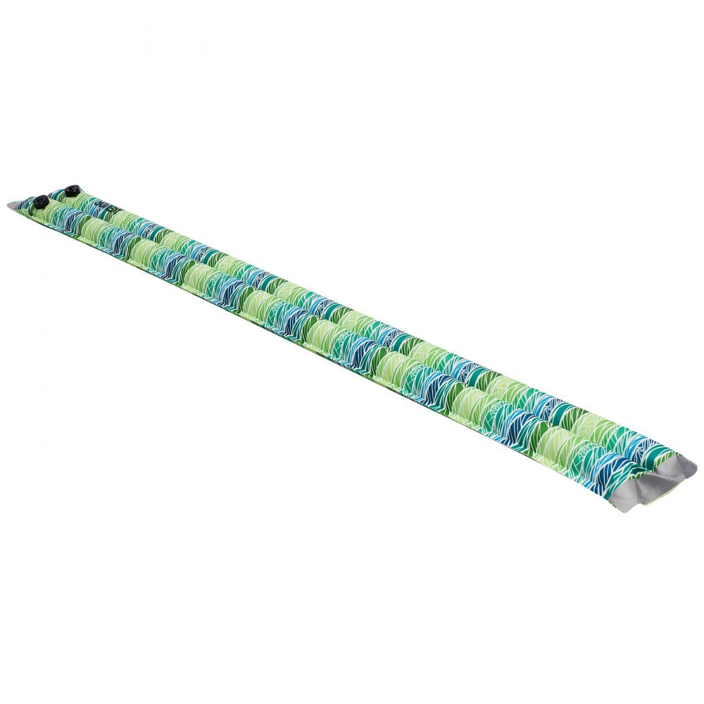VEVOR Pool Cover Water Bags, 5 Packs 8 Ft, Double Chamber Pool Cover Water Tubes with Reflective Strips, 0.3mm Thick PVC Bags Weights with Leakproof Screw Cap, for Winter Inground Swimming-Pool Covers