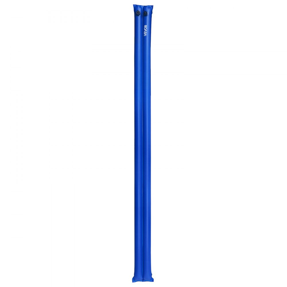 VEVOR Pool Cover Water Bags, 5 Packs 10 Ft, Double Chamber Pool Cover Water Tubes, 0.4mm Thick PVC Bags Weights with Leakproof Screw Cap, for Inground Swimming-Pool Covers Winter Closing, Blue