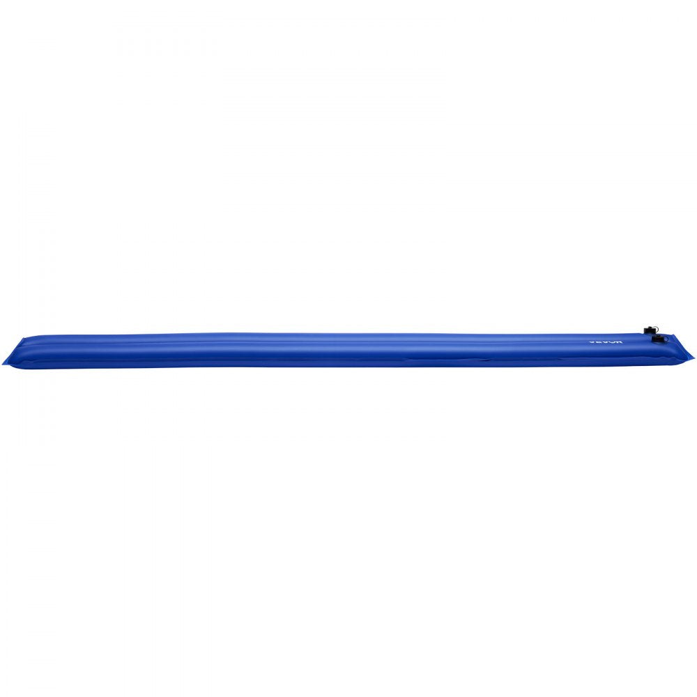 VEVOR Pool Cover Water Bags, 5 Packs 8 Ft, Double Chamber Pool Cover Water Tubes, 0.4mm Thick PVC Bags Weights with Leakproof Screw Cap, for Inground Swimming-Pool Covers Winter Closing, Blue