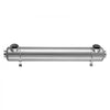 VEVOR Pool Heat Exchanger, 600K BTU Swimming Pool Heater Exchanger, 316L Stainless Steel Construction, High Efficiency Water to Water Transfer Heating System for Spa, Hot Tub, Indoor/Outdoor, Silver