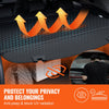 VEVOR Retractable Cargo Cover for Mazda, Upgraded Waterproof Trunk Cover Security Shield Shade for Mazda CX-5 2017-2025 5-Seater, UV Resistant Rear Trunk Cover, Aluminum Alloy & PVC Leather Texture