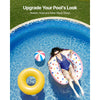 VEVOR 8-ft Round Above Ground Pool Liner, Overlap Pool Liners, Standard Gauge Vinyl, 48-to-54inch Wall Height, Designed for Steel Sided Above-Ground Swimming Pools