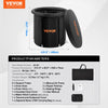 VEVOR Ice Bath Tub, Cold Water Therapy Plunge Tub for Athletes, Portable Outdoor Ice Barrel Plunge Pool for Recovery, 90 Gal Inflatable Folding Bathtub with Cover, Home Ice Pod for Adult, 32"Lx30"H