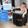 VEVOR Ice Bath Tub, Cold Water Therapy Plunge Tub for Athlete, Portable Outdoor Ice Barrel Plunge Pool for Recovery, 98 Gal Inflatable Folding Bathtub with Cover, Home Ice Pod for Adult, 35.4"Lx30"H