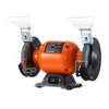 VEVOR Bench Grinder, 6 inch Single Speed Bench Grinder with 2.1A Brushless Motor 3550 RPM Table Grinder with 36/80-Grit Grinding Wheels for Grinding, Sharpening Application