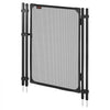 VEVOR Pool Fence Gate, 4 x 2.5 ft Inground Swimming Pool Fences Gate, Outdoor Security Fencing Door Kit with Self-Closing and Self-Locking Design, 352 gsm Teslin PVC Mesh, Easy Installation, Black