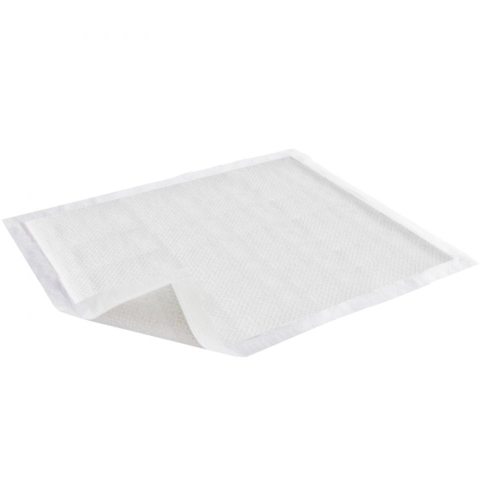 VEVOR Disposable Underpads, 24" x 36" Incontinence Bed Pads, Super Absorbent Chux Pads with 5-Layer Protection for Bed Sofa and Mattress, Protective Bedwetting Pad for Pet Adult Kid Elderly (70-Pack)