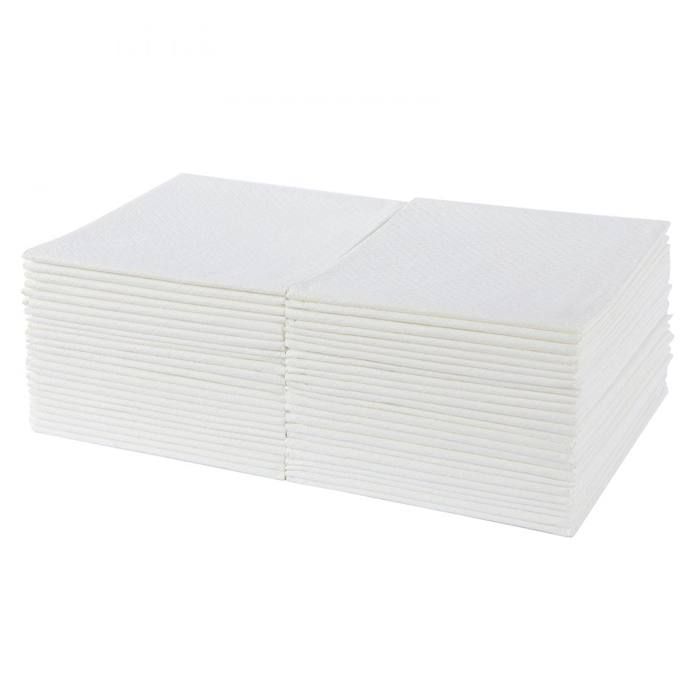 VEVOR Disposable Underpads, 30" x 36" Incontinence Bed Pads, Super Absorbent Chux Pads with 5-Layer Protection for Bed Sofa and Mattress, Protective Bedwetting Pad for Pet Adult Kid Elderly (70-Pack)
