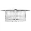VEVOR Chimney Cap, 13\" x 13\" Flue Caps, 304 Stainless Steel Fireplace Chimney Cover, Adjustable Metal Spark Arrestor with Bolts Screws, Mesh Chimney Flue Cover for Outside Existing Clay Flue Tile