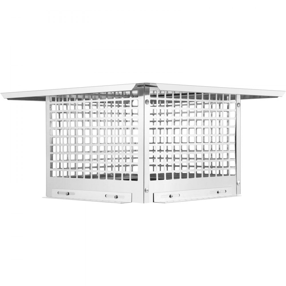 VEVOR Chimney Cap, 13\" x 13\" Flue Caps, 304 Stainless Steel Fireplace Chimney Cover, Adjustable Metal Spark Arrestor with Bolts Screws, Mesh Chimney Flue Cover for Outside Existing Clay Flue Tile