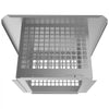 VEVOR Chimney Cap, 13\" x 21\" Flue Caps, 304 Stainless Steel Fireplace Chimney Cover, Adjustable Metal Spark Arrestor with Bolts Screws, Mesh Chimney Flue Cover for Outside Existing Clay Flue Tile