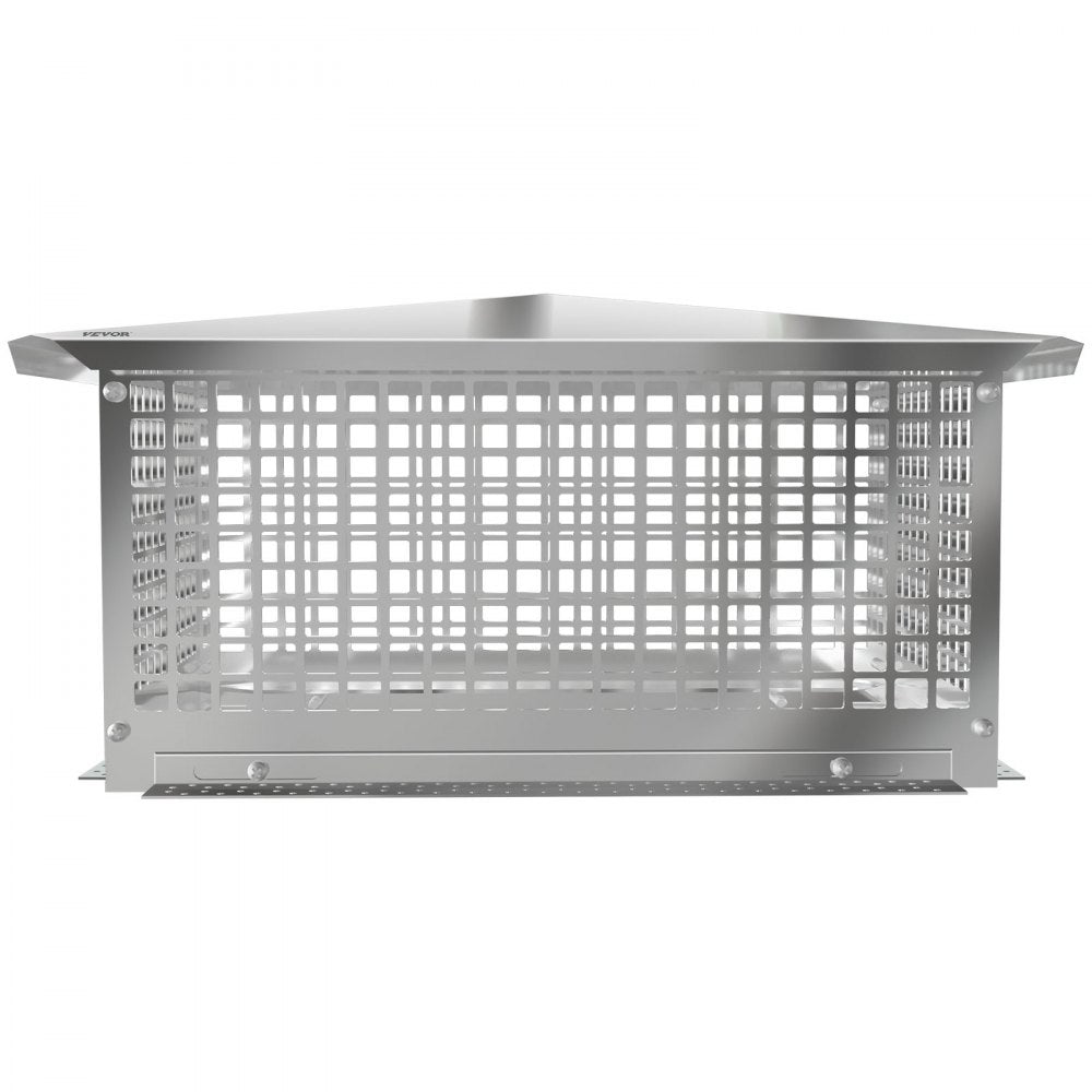 VEVOR Chimney Cap, 13\" x 21\" Flue Caps, 304 Stainless Steel Fireplace Chimney Cover, Adjustable Metal Spark Arrestor with Bolts Screws, Mesh Chimney Flue Cover for Outside Existing Clay Flue Tile