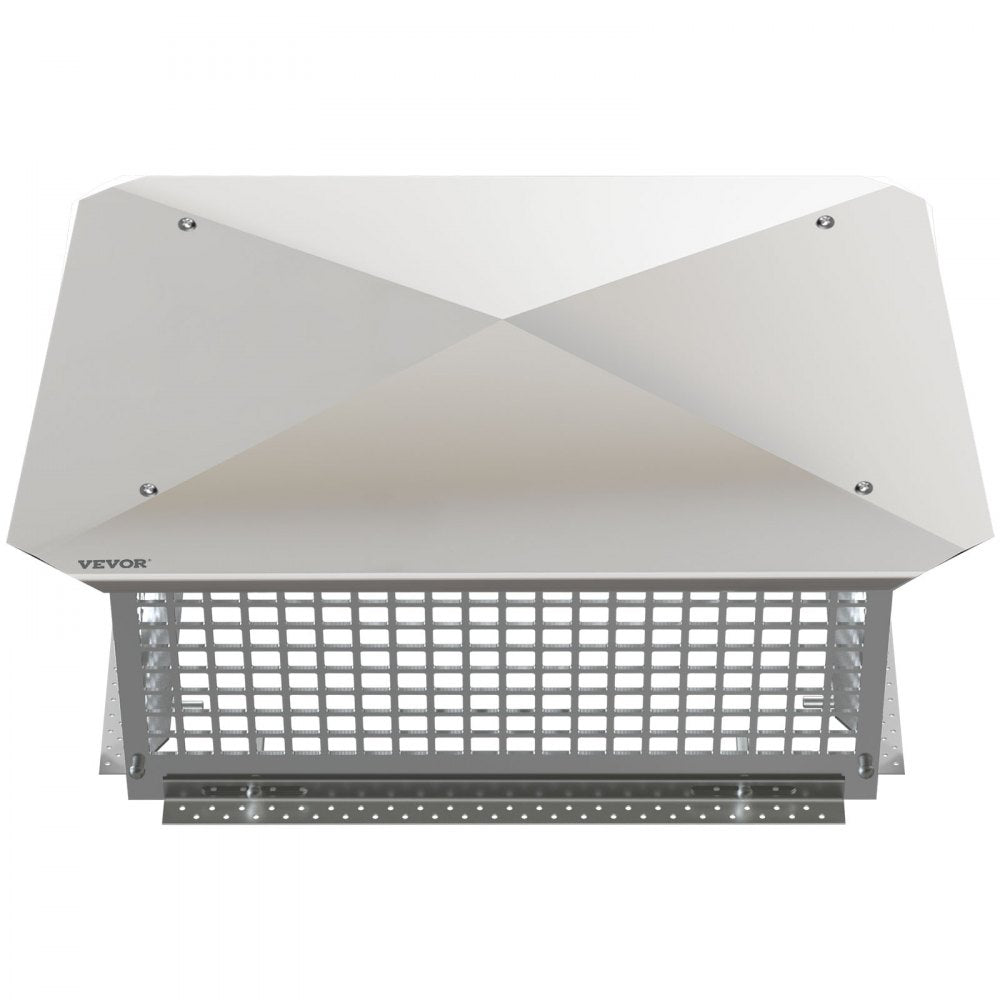 VEVOR Chimney Cap, 13\" x 24\" Flue Caps, 304 Stainless Steel Fireplace Chimney Cover, Adjustable Metal Spark Arrestor with Bolts Screws, Mesh Chimney Flue Cover for Outside Existing Clay Flue Tile