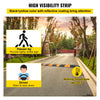 VEVOR Rubber Traffic Calming Device, Single Unit with Dual Channels, 72" Length Modular Design Supports Up to 22000 LBS, Dimensions 72.8 x 12.2 x 2.2, Suitable for Asphalt, Concrete, and Gravel Sur
