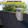 VEVOR Chimney Cap, 8\" x 13\" Flue Caps, 304 Stainless Steel Fireplace Chimney Cover, Adjustable Metal Spark Arrestor with Bolts Screws, Mesh Chimney Flue Cover for Outside Existing Clay Flue Tile