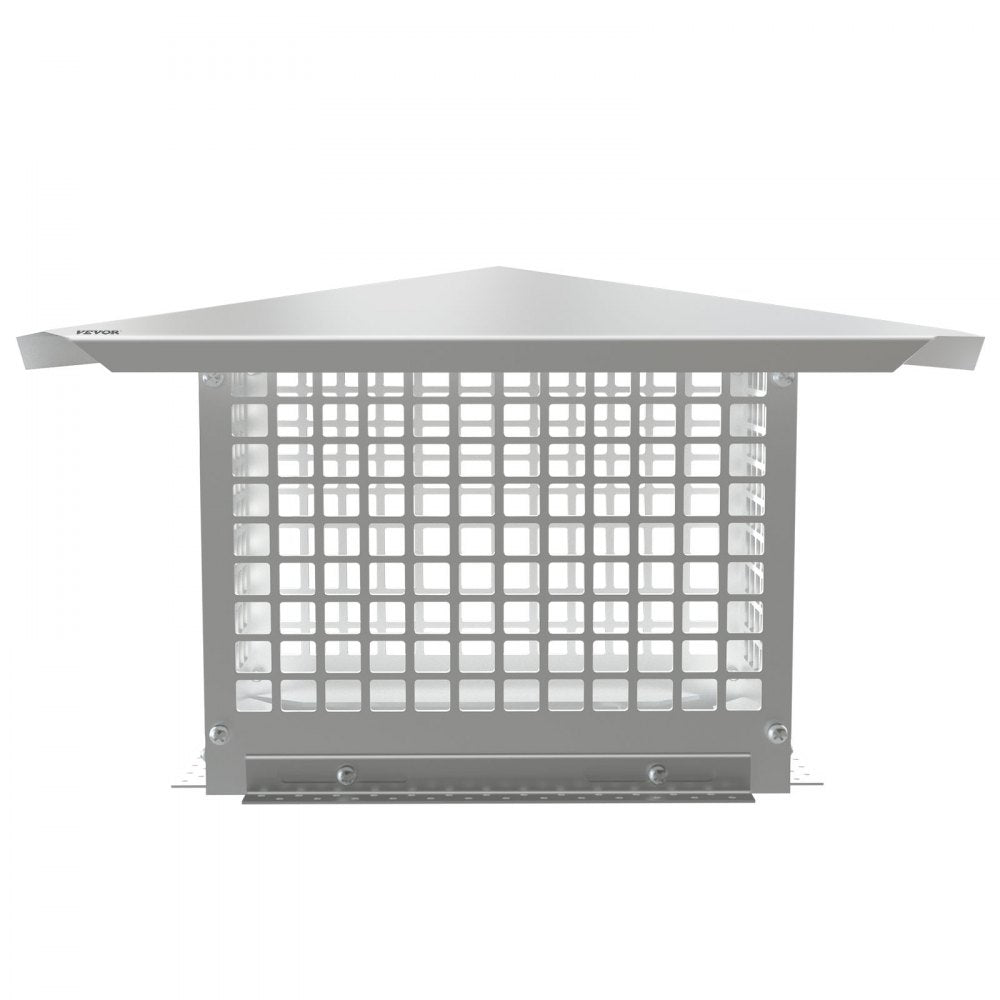 VEVOR Chimney Cap, 8\" x 13\" Flue Caps, 304 Stainless Steel Fireplace Chimney Cover, Adjustable Metal Spark Arrestor with Bolts Screws, Mesh Chimney Flue Cover for Outside Existing Clay Flue Tile