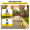 VEVOR Rubber Speed Bump, 1 Pack 2 Channel Speed Bump Hump, 72.8\" Long Modular Speed Bump Rated 22000 LBS Load Capacity, 72.8 x 12.2 x 2.2 Garage Speed Bump for Asphalt Concrete Gravel Driveway-6 FT