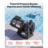 VEVOR Booster Pump 1.5 HP 16.5 GPM ODP Motor for Pressure Side Pool Cleaner, AC 120V Pool Booster Pump, 125 ft Max Head, NPT 3/4 in Inlet/Outlet, Wide Compatibility, Quick Connect Easy Installation