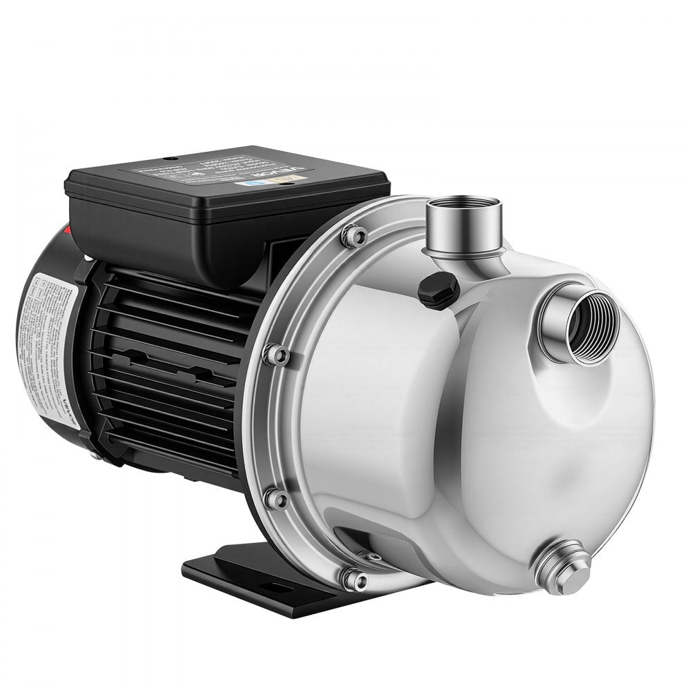VEVOR Booster Pump 1.5 HP 24 GPM TEFC Motor for Pressure Side Pool Cleaners, AC 120V Pool Booster Pump, 200 ft Max Head, NPT 1 in Inlet/Outlet, Wide Compatibility, Easy Install with Quick Connect Kit